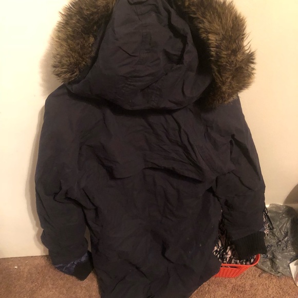 Tommy Hilfiger Navy Winter Coat - Picture 4 of 5